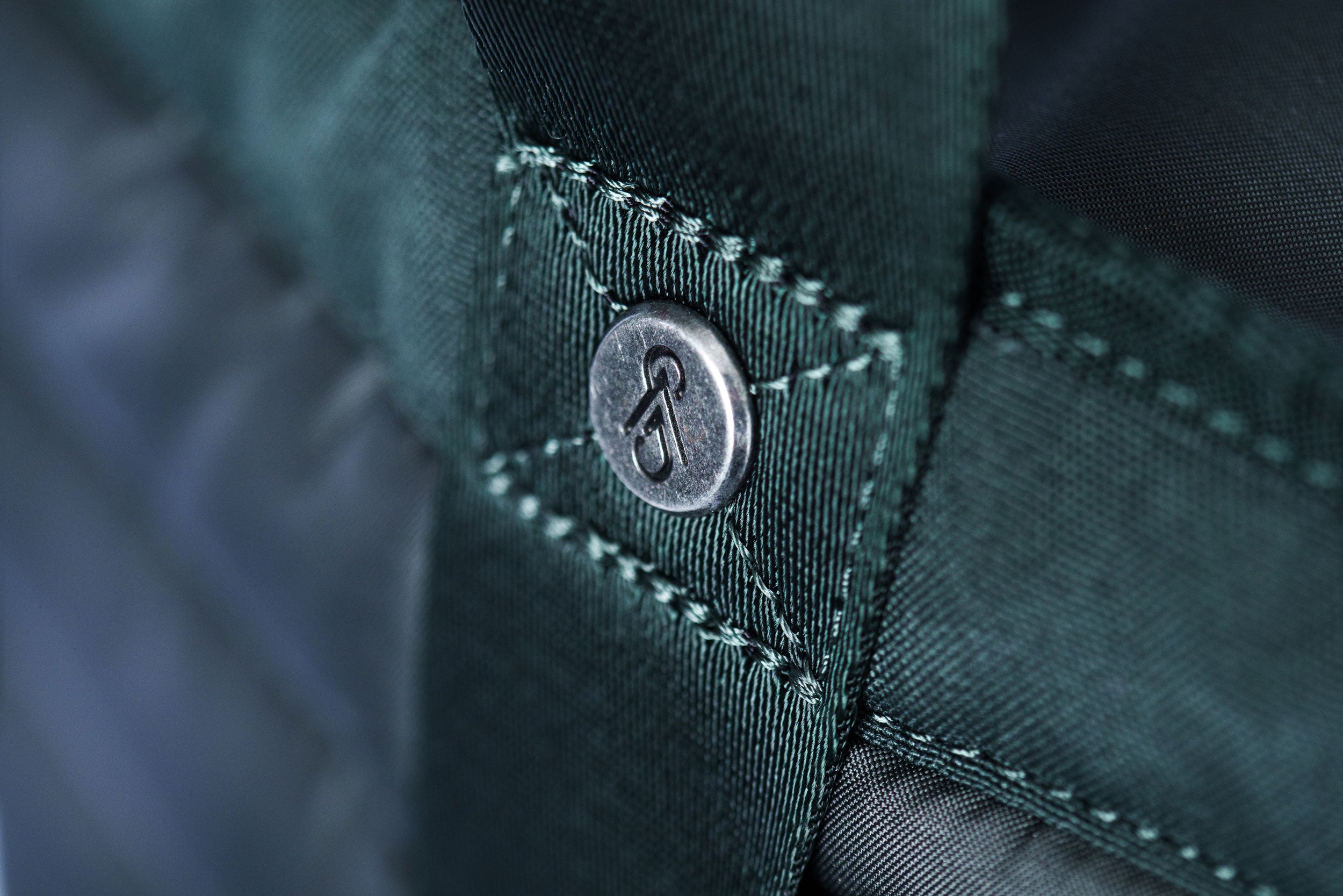 rivet detail on tote bag